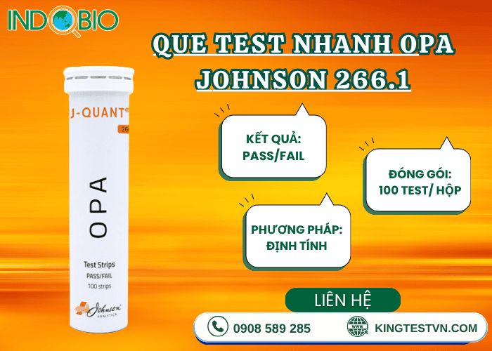 Vì sao nên chọn que test OPA Johnson 266.1 ?